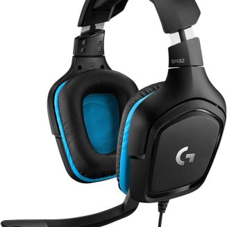 Logitech G432 Wired Gaming Headset - Black