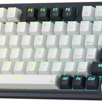 Redragon K673 PRO Wireless 81-Key RGB Gasket Gaming Keyboard, Scroll Knob