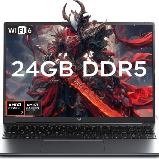 Gaming Laptop with AMD Ryzen 7 H255 (up to 4.9GHz),24GB DDR5 512GB NVMe SSD
