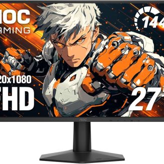 AOC 27 Inch Gaming Monitor FHD 144Hz Fast IPS 0.5ms HDR, 27G51F