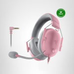 Razer BlackShark V2 X Xbox Gaming Headset: 50mm Drivers - Cardioid Mic - Lightweight - Comfortable Noise Isolating Earcups - for Xbox Series X, Series S, PS5, PC, Switch via 3.5mm Jack - Quartz Pink