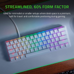 Razer Huntsman Mini 60% Gaming Keyboard – Linear Optical Switches | Chroma RGB | White - Image 3