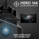 Logitech G502 Hero Special Edition High-Performance Wired Gaming Mouse, 25K Hero Sensor, 25600 DPI, RGB, Adjustable Weight, 11 Programmable Buttons, PC/Mac - Black and White - Image 2