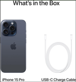 Apple iPhone 15 Pro, 128GB, Blue Titanium - Unlocked (Renewed) - Image 3