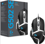 Logitech G502 Hero Special Edition High-Performance Wired Gaming Mouse, 25K Hero Sensor, 25600 DPI, RGB, Adjustable Weight, 11 Programmable Buttons, PC/Mac - Black and White - Image 4
