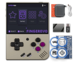 Miyoo Mini Plus OnionOS Handheld Game Console 3.5-inch 640*480 Screen 3000mAh Miyoo-mini+ with Portable Case Retro Gray
