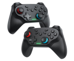 Nonbliep 2 Pack Wireless Controller for Nintendo Switch 2/1 Lite/OLED and PC, with Bluetooth, Turbo, Gyro Axis, Dual Vibration, and Screenshot, Compatible with Steam and Switch 2/1