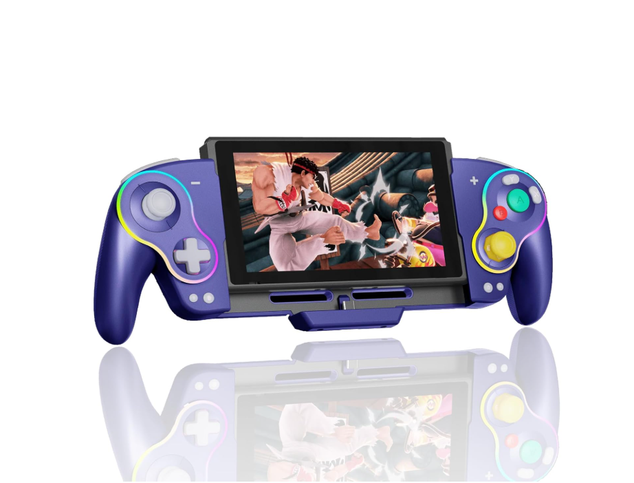 1 GameCube Style Nintendo Switch Controller 2026 – Hall Effect Joysticks, RGB Lighting, Macro Buttons & Motion Control - Image 1