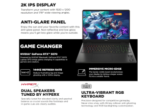 HP 16 Inch 144Hz Gaming Laptop