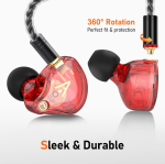 Vibes 202MC USB-C Wired Earbuds - USBC HiFi in Ear Headphones for iPhone 17/16/15 - Noise Isolating Ear Buds w/ Mic - Clear Sound, Deep Bass & Comfort-Fit Earphones - Silver Plated Cord, Carrying Cas - Image 5