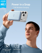 Anker 621 Magnetic Portable Charger (MagGo), 5,000mAh Wireless Power Bank with USB-C Cable, Magsafe-Compatible Battery Pack for iPhone 16/15/14/13/12 Series (Pack of 2) - Image 2