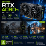 Gaming PC Desktop Liquid Cooled - Ryzen 7 8700F up to 5.0GHz, GeForce RTX 4060 Ti, 16GB DDR5 RAM, 1TB NVME, WiFi 6 & BT 5.4, 9× ARGB Fans, Windows 11, Mechanical Keyboard & Mouse - Image 4