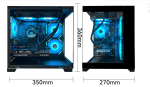 YAWYORE Gaming PC, AMD Ryzen 7 5700X, GeForce RTX 5060 Desktop Computer | 32GB DDR4 RAM, 1TB M.2 NVMe SSD,, ARGB Fans, WiFi+BT - Image 4
