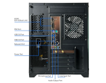YAWYORE Gaming PC Desktop Computer AMD R5 5600GT 16GB 1TB NVMe Towers WiFi | 16GB DDR4 3200MHz, 1TB M.2 NVMe PCIe, 550W 80PLUS PSU, WiFi BT, Game Design Office Console - Image 4