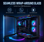 Gaming PC Desktop Liquid Cooled - Ryzen 7 8700F up to 5.0GHz, GeForce RTX 4060 Ti, 16GB DDR5 RAM, 1TB NVME, WiFi 6 & BT 5.4, 9× ARGB Fans, Windows 11, Mechanical Keyboard & Mouse - Image 5