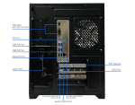 YAWYORE Gaming PC, AMD Ryzen 7 5700X, GeForce RTX 5060 Desktop Computer | 32GB DDR4 RAM, 1TB M.2 NVMe SSD,, ARGB Fans, WiFi+BT - Image 5