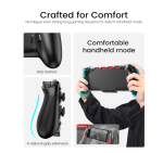 Spican Switch Controllers for Nintendo Switch/OLED Controller, Full-Size Switch Joy-pad for Better Handheld Mode, Switch Accessories Wireless Pro Controller with RGB Light/Battery/Turbo/Macro/4 Game Slot - Image 2
