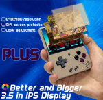 Miyoo Mini Plus OnionOS Handheld Game Console 3.5-inch 640*480 Screen 3000mAh Miyoo-mini+ with Portable Case Retro Gray - Image 4