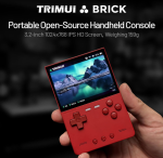 Trimui Brick Handheld Game Console 3.2-Inches Display Game Console,1024x768 IPS Screen Supports Multiple Simulators,Linux System Built-in 64G TF Card Red - Image 4