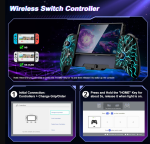 Nintendo Switch 2 Wireless Controller 2026 UK – Hall Effect Joysticks, RGB Lighting, Motion Control & Turbo Gaming Grip - Image 5