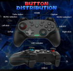 Nonbliep 2 Pack Wireless Controller for Nintendo Switch 2/1 Lite/OLED and PC, with Bluetooth, Turbo, Gyro Axis, Dual Vibration, and Screenshot, Compatible with Steam and Switch 2/1 - Image 3