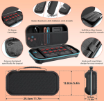 Nintendo Switch 2 Accessories Kit 24 in 1 Carry Case Charging Dock Bundle - Image 3