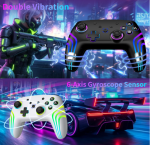 Wireless Controllers for Nintendo Switch 2 Pack RGB with Charging Dock - Image 3