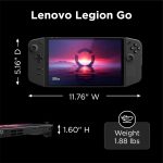 Lenovo Legion Go Handheld Gaming Console – AMD Ryzen Z1 Extreme, 512GB SSD, 8.8" WQXGA Touch Display, Windows - Image 3