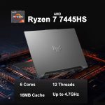 ASUS TUF Gaming A16 Laptop – AMD Ryzen 7 7445HS, RTX 4050, 16GB RAM, 512GB SSD | 16" WUXGA 144Hz Gaming Laptop | Windows 11 Pro | Black - Image 4
