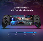 abxylute S8 Bluetooth Mobile Gaming Controller for Switch 1&2, iPhone iPad Android Phones Tablets, Portable Wireless Gamepad with Hall Joystick, Hall Trigger, Customizable Buttons＆Key Mapping (black) - Image 5