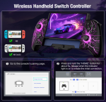 Wireless Nintendo Switch Controller 2026 – Hall Effect Joystick, RGB Lighting, Turbo, Motion Control & 1000mAh Battery - Image 4