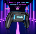 Wireless Controllers for Nintendo Switch 2 Pack RGB with Charging Dock - Image 5