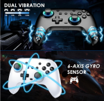 Wireless Controllers for Nintendo Switch 2 RGB Pro Controllers with Charging Dock - Image 5