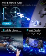 Nintendo Switch RGB Handheld Controller with Turbo & Programmable Buttons - Image 5