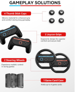 Nintendo Switch 2 Accessories Bundle 2026 – Carrying Case, Pro Controller, Screen Protector & Complete Protection Kit - Image 5