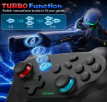 Wireless Pro Controller for Nintendo Switch, Switch 2, Switch OLED & Switch Lite – Bluetooth Game Controller with Turbo, Motion Control & 1000mAh Battery - Image 6