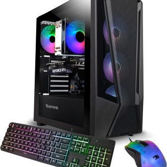 iBUYPOWER Trace Mesh Gaming PC Desktop Computer Intel Core i7 14700F CPU, NVIDIA GeForce RTX 4060 8GB GPU, 32GB DDR5 RGB 5600MHz RAM, 2TB NVMe SSD, Windows 11 Home Advanced,Keyboard,Mouse - TMI7N4601