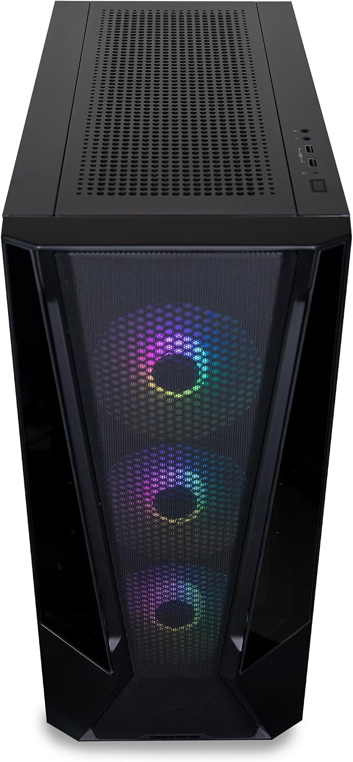 iBUYPOWER Trace Mesh Gaming PC Desktop Computer Intel Core i7 14700F CPU, NVIDIA GeForce RTX 4060 8GB GPU, 32GB DDR5 RGB 5600MHz RAM, 2TB NVMe SSD, Windows 11 Home Advanced,Keyboard,Mouse - TMI7N4601 - Image 8