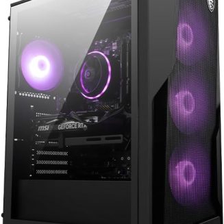 msi Codex R2 Gaming Desktop: Intel Core i5-14400F, Geforce RTX 4060, 16GB DDR5, 1TB m.2 NVMe SSD, 80+ Gold PSU, WiFi, Keyboard & Mouse, DIY Friendly, Windows 11 Home: A14NUC5-232US