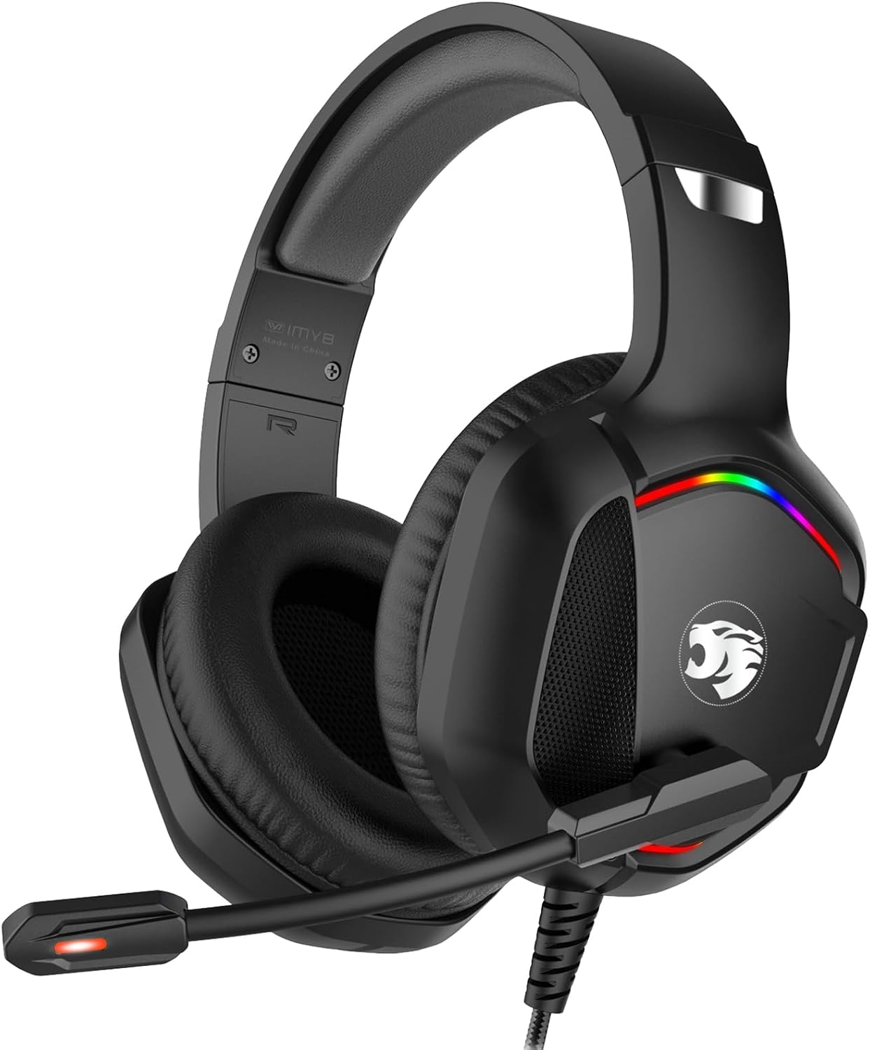 IMYB A36 Gaming Headset with Mic Stereo Headphones for Pc, PS5, Xbox