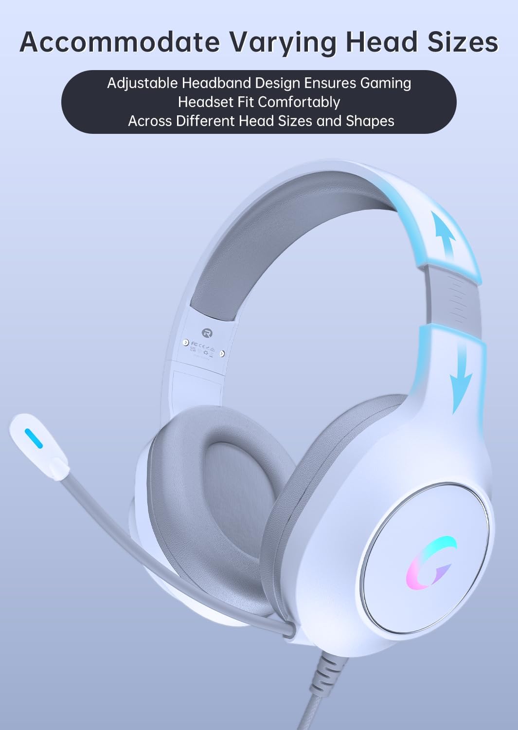 syndesmos CM7002 Gaming Headset for PC, PS5, Xbox Series X|S, Switch, - Image 8