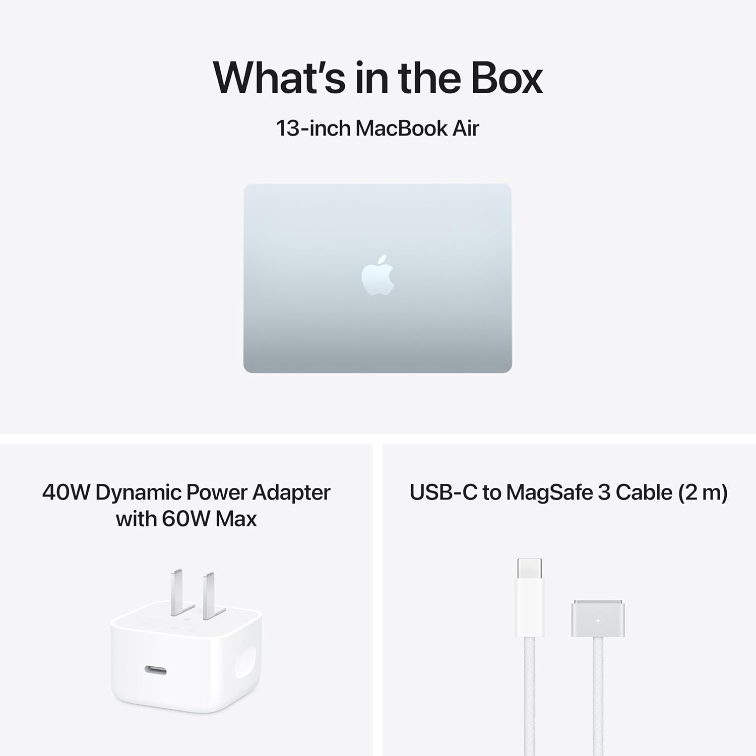 Apple 2026 MacBook Air 13-inch Laptop with M5 chip: Built for AI, 13.6-inch Liquid Retina Display, 16GB Unified Memory, 1TB SSD, 12MP Center Stage Camera, Touch ID, Wi-Fi 7; Sky Blue - Image 9