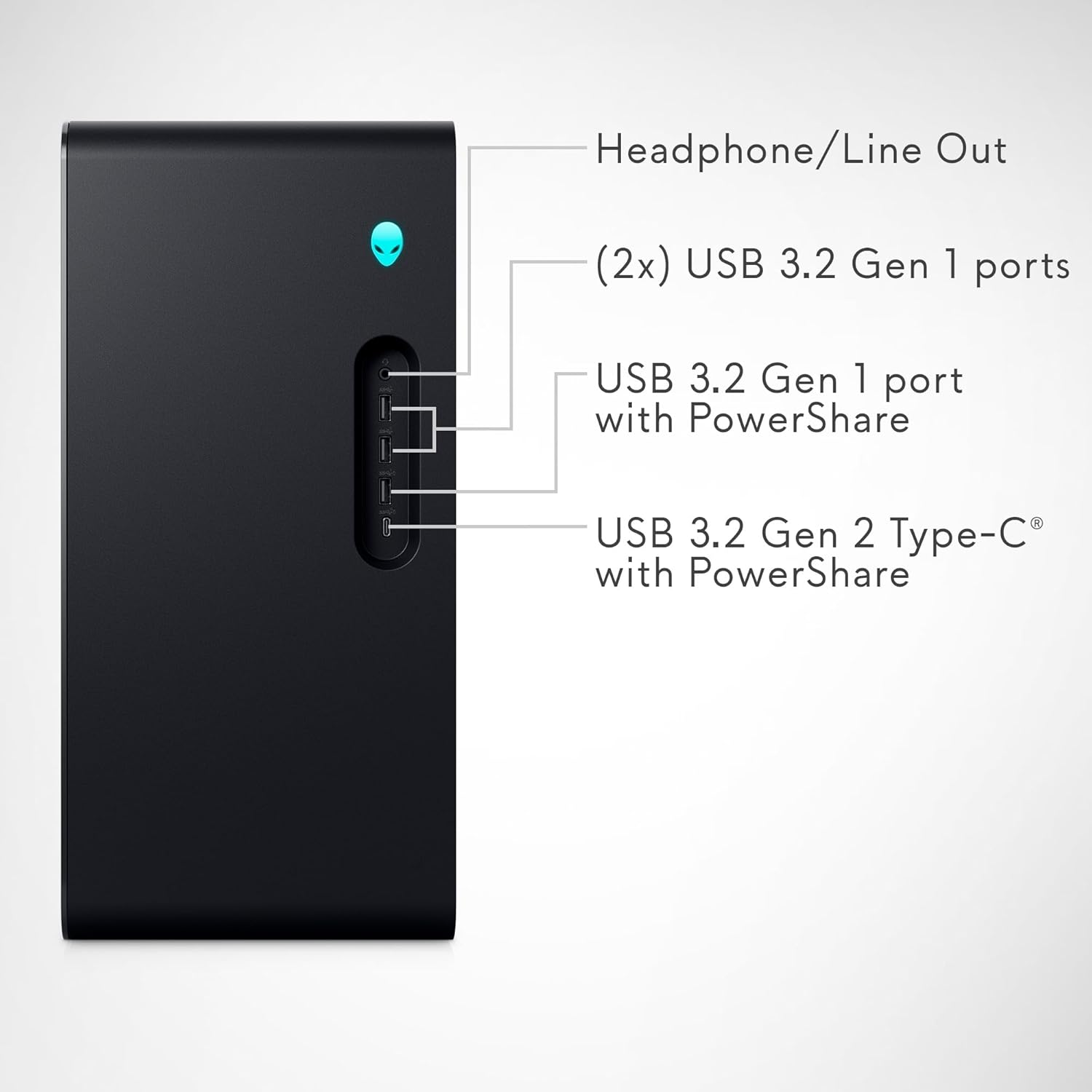 Alienware Aurora R16 Gaming Desktop - Intel Core i7 14700F, 32GB DDR5 RAM, 1TB SSD, NVIDIA GeForce RTX 4070 Super 12GB GDDR6X Graphics, Windows 11 Home, 1 Year Onsite/in-Home Service - Basalt Black - Image 11
