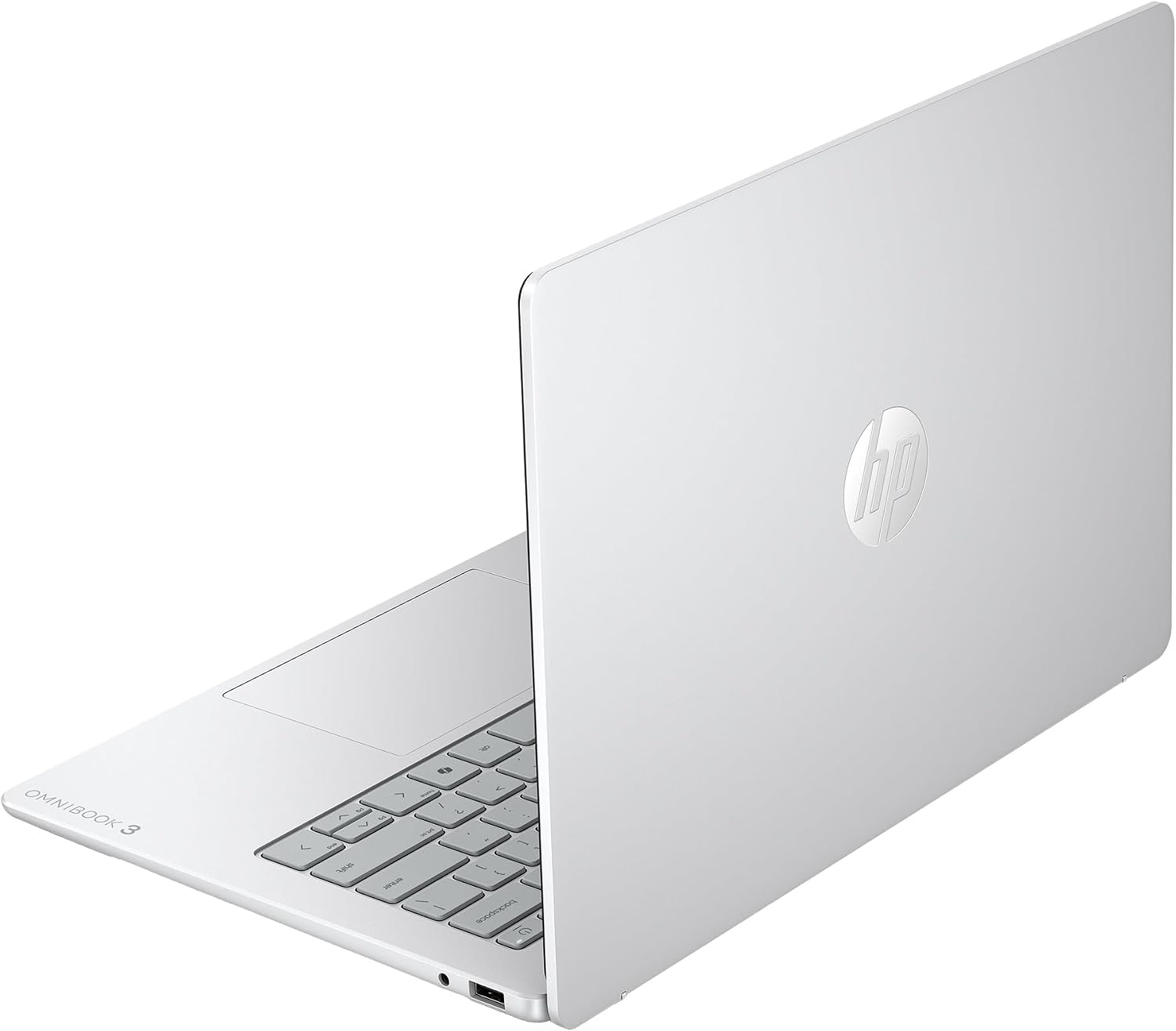 HP OmniBook 3 14 inch Next Gen AI PC, 2K Display, Snapdragon X X1-26-100, 16 GB RAM, 512 GB SSD, Qualcomm Adreno GPU, Windows 11 Home, Glacier Silver, 14-hz0099nr - Image 16