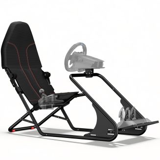 RACGTING Adjustable Racing Simulator Cockpit with Seat for PS5, Xbox & PC
