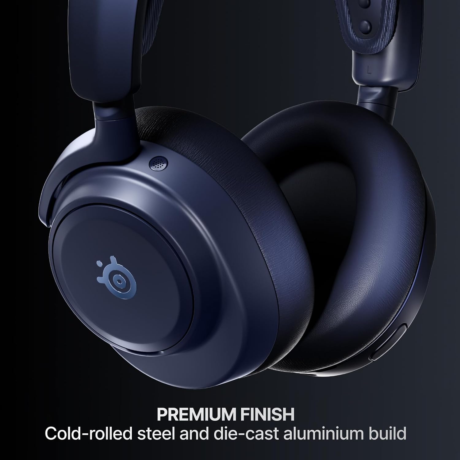 SteelSeries Arctis Nova Pro Omni - Hi-Res Wireless Gaming Headset, 96kHz/24bit, ANC, ClearCast Pro Mic, AI Noise Rejection, Mobile App, Mix 2.4GHz + BT, OmniPlay PC+PlayStation+Xbox - Midnight Blue - Image 9