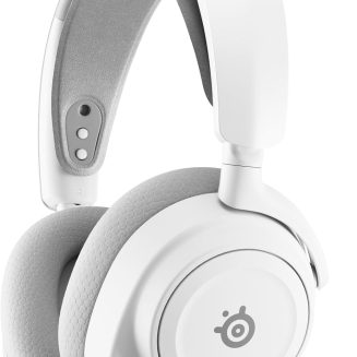 SteelSeries Arctis Nova 7 Wireless Gen 2 Gaming Headset - Real-Time App Control, 50+ HR Play, Neodymium Drivers, Mix 2.4GHz/Bluetooth, PC, PS5, PS4, Switch 1/2, Mobile - White