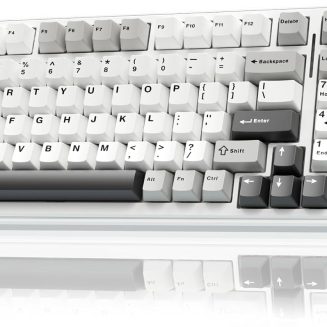 AULA F99 Wireless Mechanical Keyboard,Tri-Mode BT5.0/2.4GHz/USB-C Hot Swappable Custom Keyboard,Pre-lubed Linear Switches,RGB Backlit Computer Gaming Keyboards for PC/Tablet/PS/Xbox