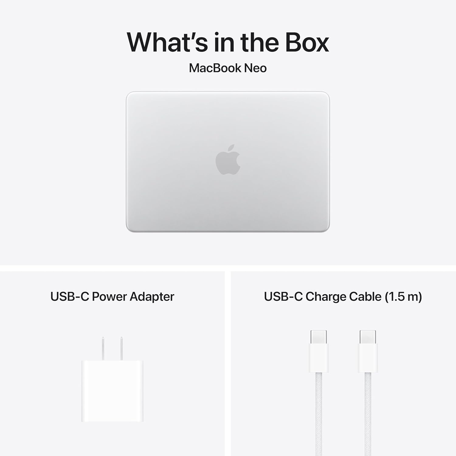 Apple 2026 MacBook Neo 13-inch Laptop with A18 Pro chip: Built for AI and Apple Intelligence, Liquid Retina Display, 8GB Unified Memory, 256GB SSD Storage, 1080p FaceTime HD Camera; Silver - Image 7