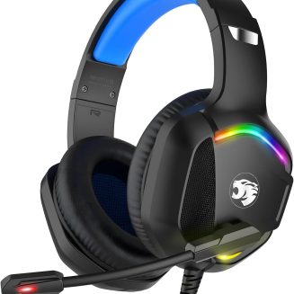 IMYB A36 Gaming Headset with Mic Stereo Headphones for Pc PS5, Xbox